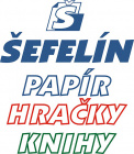 Logo - Papír - Hračky - Knihy Šefelín, Jaroslav Rubeš